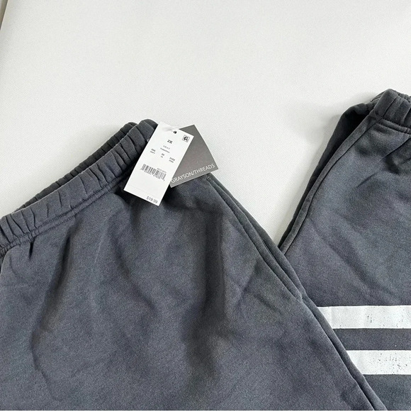 Grayson Threads Sweatpants Plus Size 2X Gray Fleece Lined Elastic Waist - Picture 4 of 7